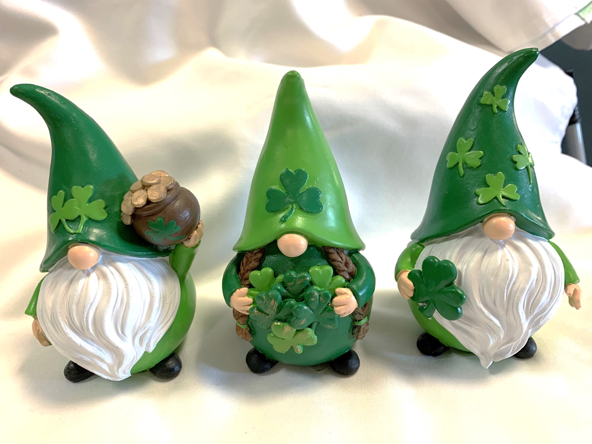 IRISH PARTY GNOMES SET OF 3 Bridgets of Erin